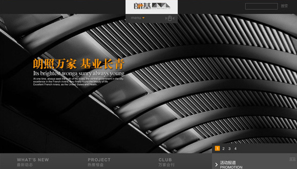 深圳市牧星策劃設計有限公司朗基地產—首頁